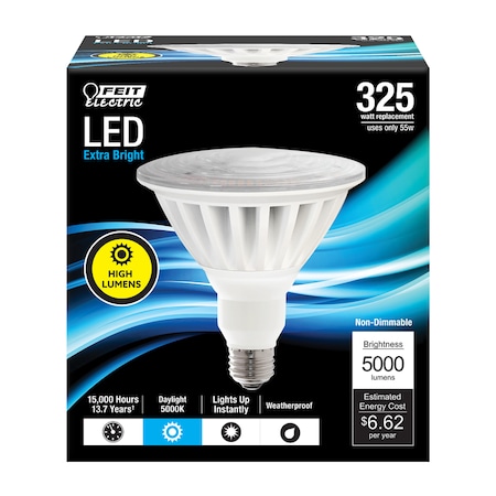 Feit Electric Feit PAR38 E26 (Medium) LED Bulb Daylight 325 Watt Equivalence 1 pk PAR38/50005KLED